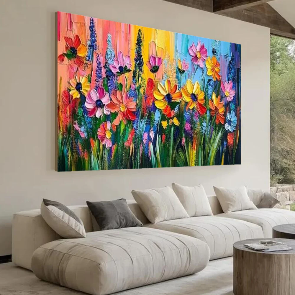 

Original Hand-Painted Modern Oil Painting Tropical Vine Plant Landscape Poster Decor Home Live Canvas Artwork Wall Art Picture