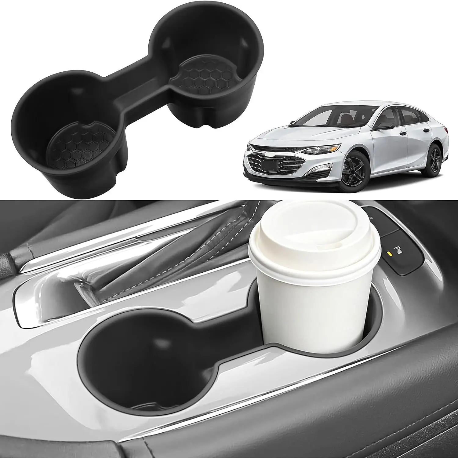 Cup Holder Insert Compatible For Nissan Altima 2019-2026 Accessories Silicone Material Center Console Cup Holder Protector