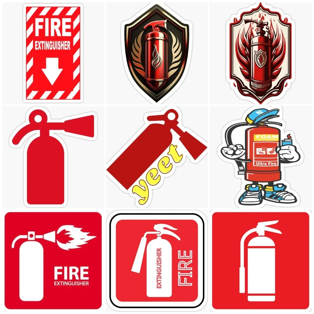 

Creative Sticker Motorcycle Laptop Truck Window Car Glass Wall Door Helmet Off-road Van PVC Decal Customizable