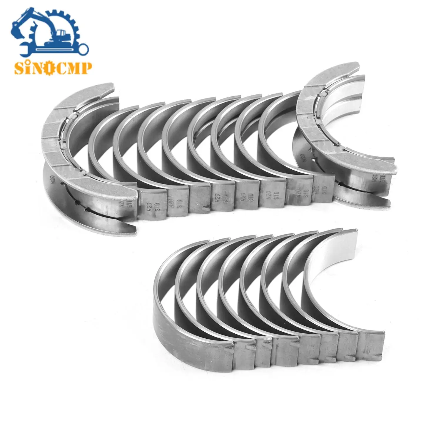 

Комплект главных подшипников шатуна и коленвала 11217598959/11217598960/11217598961 Подходит для BMW F20 F22 F25 F26 F30 F34 N20B20A 2.0L