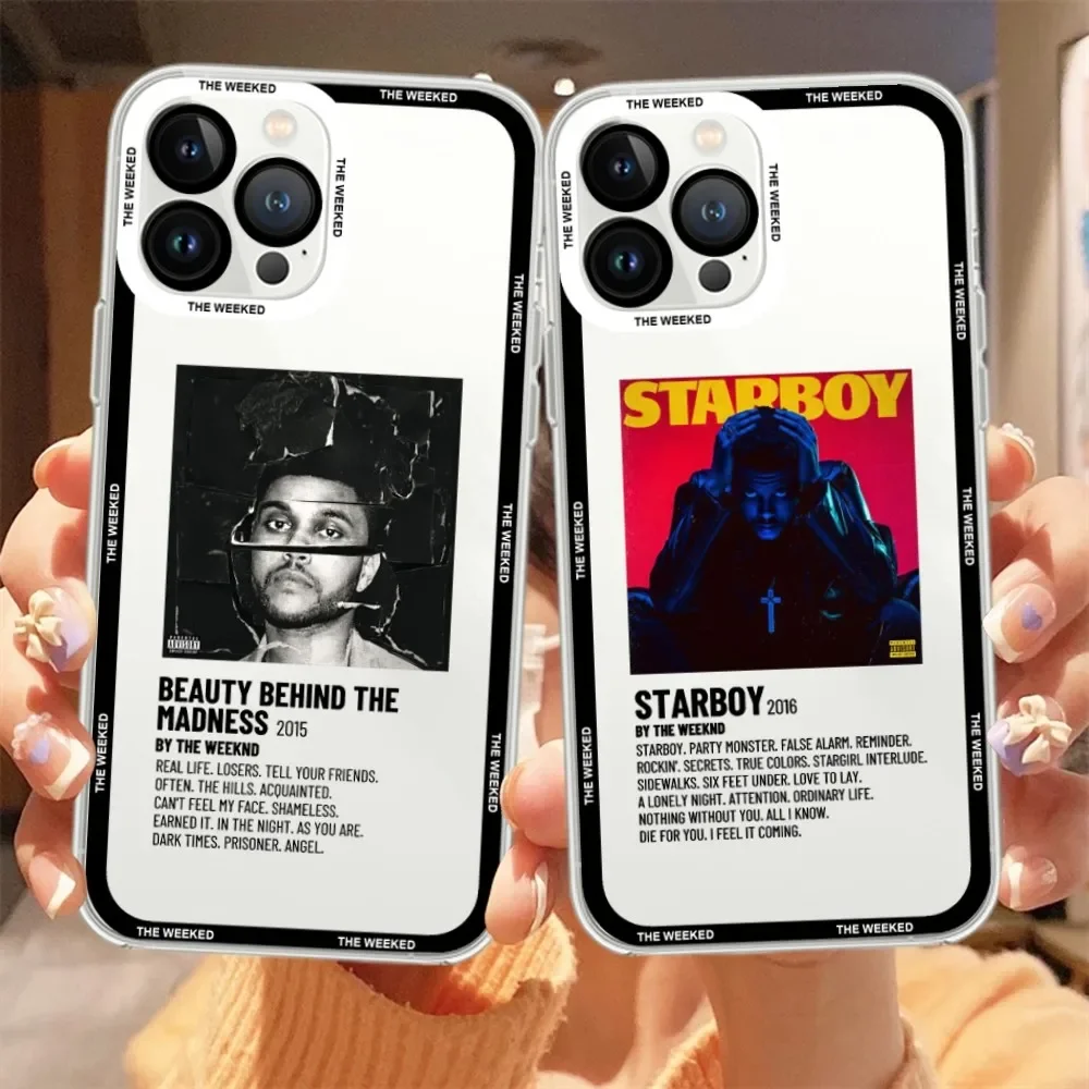 The W-Weeknd Minimalists Phone Case  For iPhone 13 14 12 11 Pro Max X XR XS Max