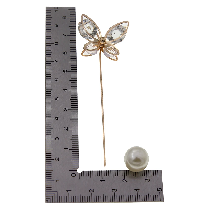 10 قطعة سترة الموضة الجديدة بروش زهرة الورد الصدار كاميليا إبرة طويلة دبوس للنساء شال قميص طوق بروش دبابيس Accessori