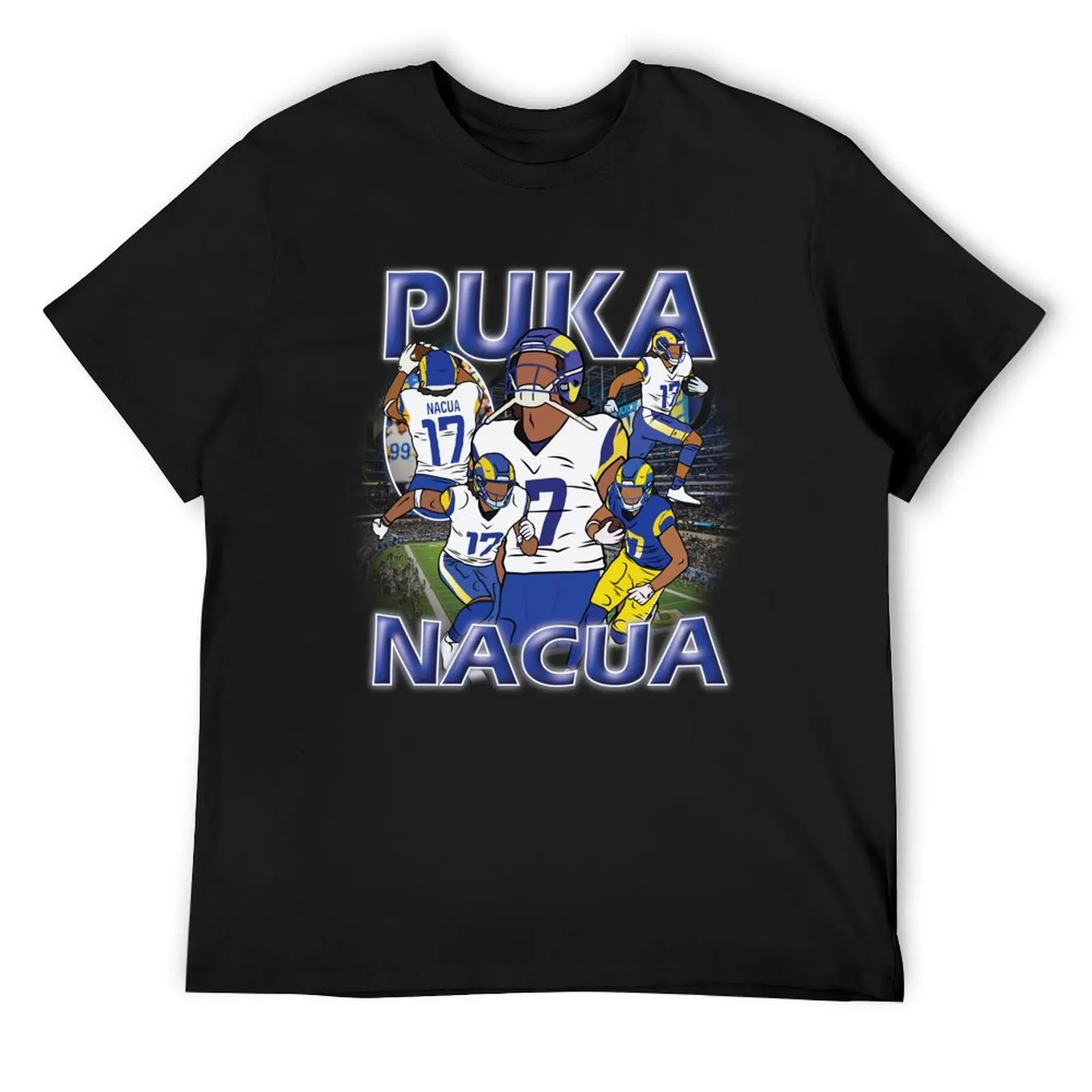

Puka Nacua Vintage T-Shirt summer clothes basketball graphic tees summer tops new gifts and t-shirts shirts men
