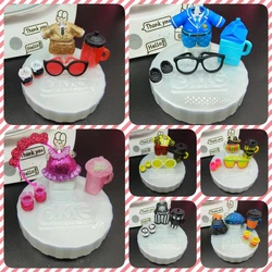 LOL doll accessories set doll doll DIY accessories including doll clothes, shoes, glasses, milk bottle accessories