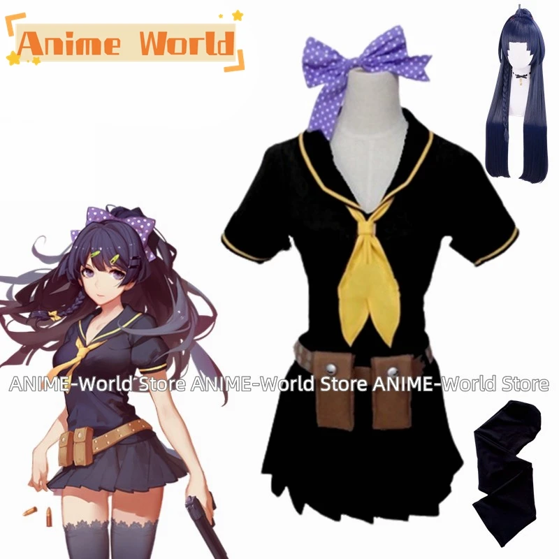 

《Custom Made》Game Honkai Impact 2 Raiden Mei Cosplay Costume for Halloween Christmas Costume Wig