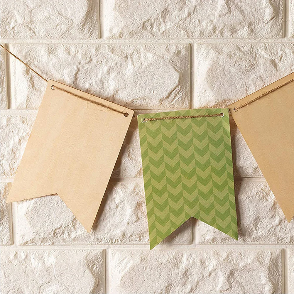 

10pcs Blank Wood Sign Hanging Board Unfinished Diy Craft Decor For Home Wedding Christmas Wood Sign Blank Wooden Boards For