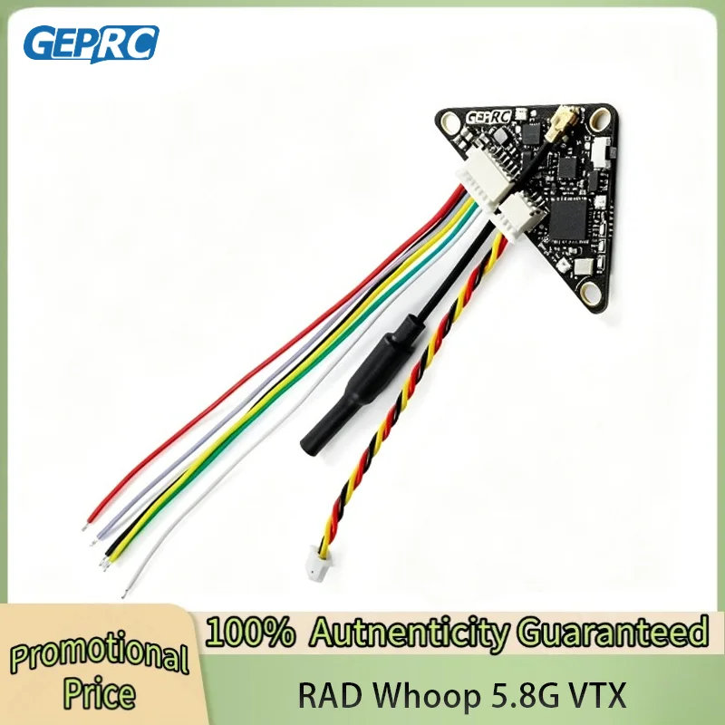 GEPRC RAD Whoop 5.8G VTX 32CH PitMode 25mW 100mW 200mW 400mW Réglable 25.5X25.5mm pour Drone FPV Freestyle Cinewhoop à Canards