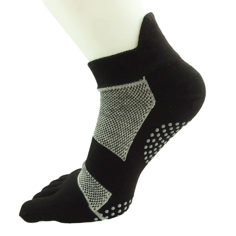 Winter Cotton Short Five Toe Socks Five Finger Soccer Tube Socks Breathable Sports Male Football Anti-slip Running Ankle Sock