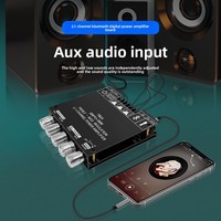 ZK-TB21 Bluetooth 5.0 Subwoofer Amplifier Board 50Wx2+100W 2.1 Channel, TPA3116D2 Power Audio