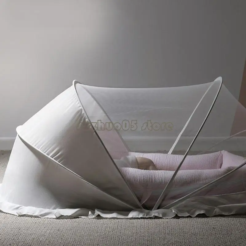 M3GE MESH NET Vouwbaar insecten Netvrije installatie Grote insecten Netting Tent Luifel Houd insectenbugs buiten