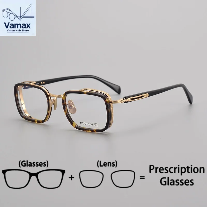 

Fashion Square Prescription Glasses for Women Men Progressive Optical Eyeglasses Acetate Photochromic Eyewear