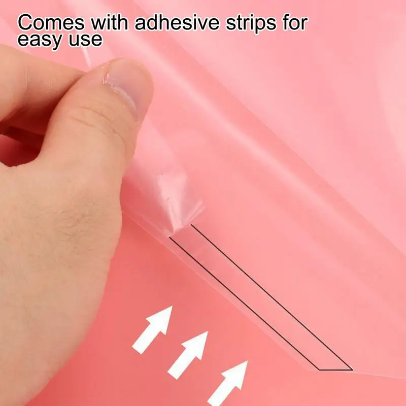 10PCS A4/16K Transparent Plastic Book Cover Self-Adhesive Closure Waterproof And Wear-Resistant Books PVC Protective Cover