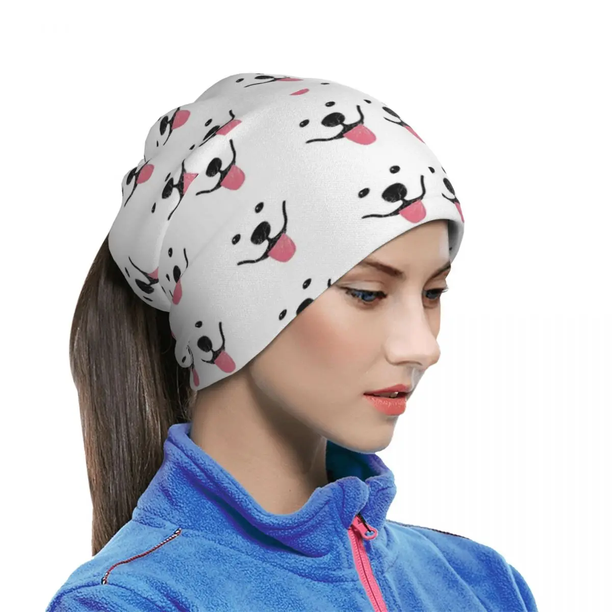 Funny Samoyed Multifunctional Elastic Neck Gaiter Wind Proof Face Cover Bandana Unisex for Motorcycle Hiking Fishing