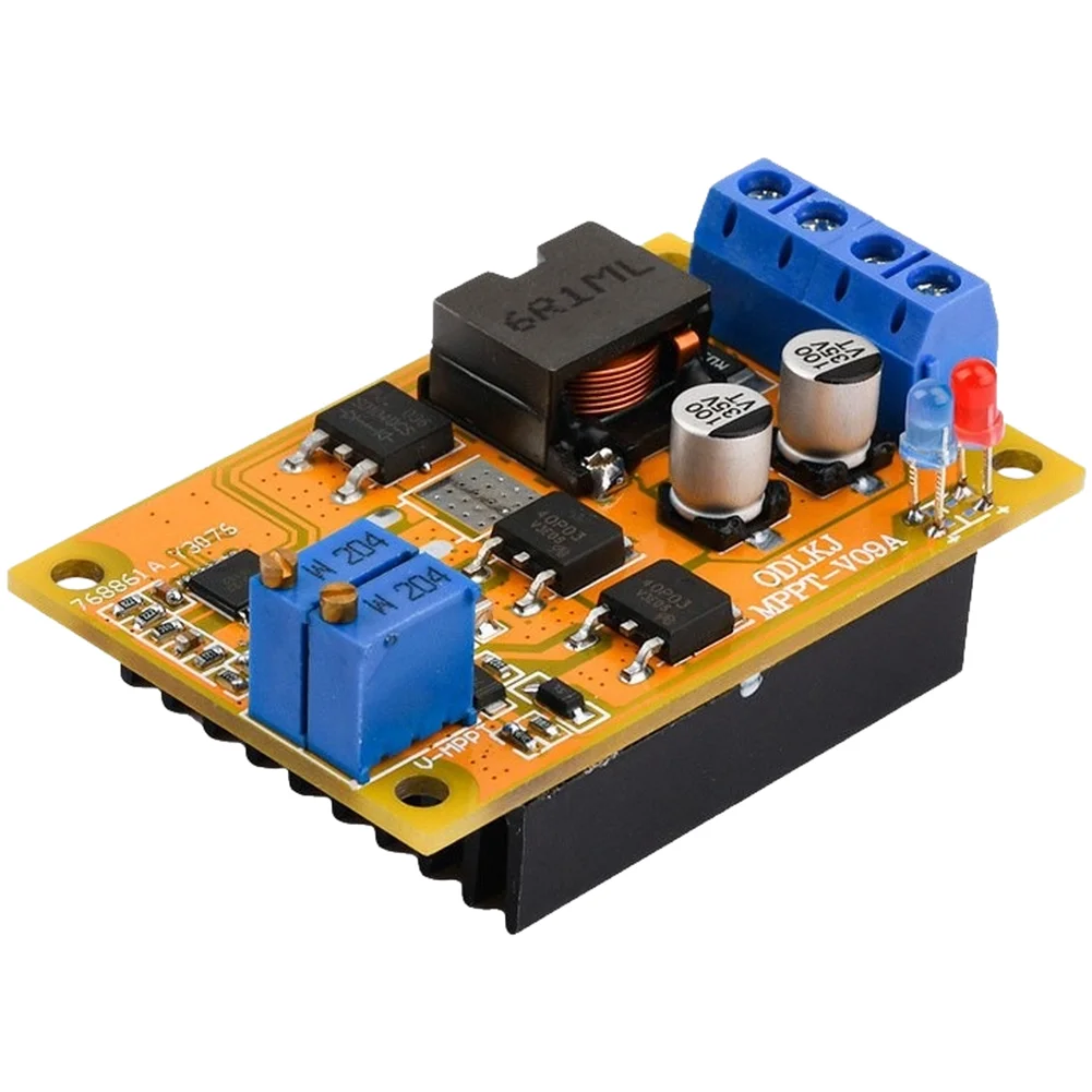Efficient 6 Amp Solar Charge Controller Module Designed for Lithium Batteries Supports Wide Input Voltage Range Up to 35V DC