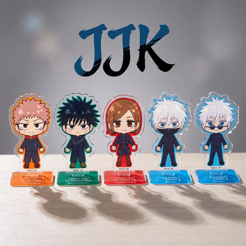Jujutsu Kaisen Yuji Satoru Yuta 5th Runner 10CM Double Sided Acrylic Stand Keychain 2026 New Anime Stand Desktop Decoration