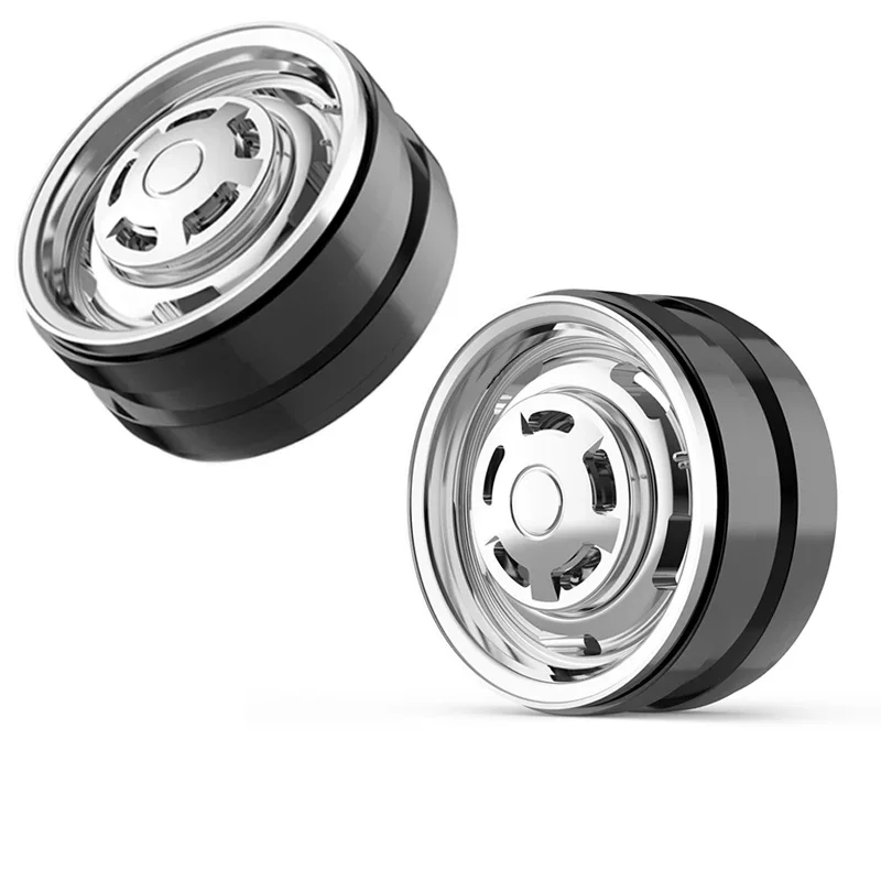 

2Pcs 1.9inch Metal Plating Rim Retro Mirror Wheels Hub for 1/10 RC Crawler Car Traxxas TRX4 Defender AXIAL SCX10 D90 RC4WD Parts