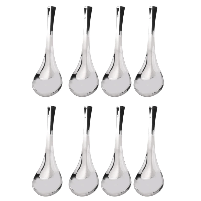 

8 Pack Soup Spoons, Stainless Steel Soup Spoons, Thick Heavy-Weight Table Spoons