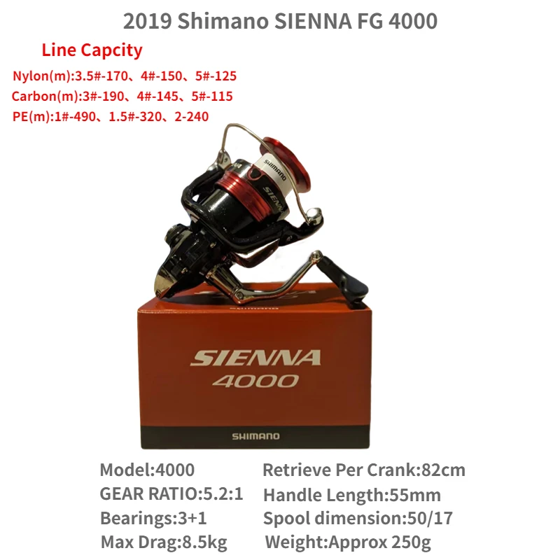 harga shimano sienna 4000 malaysia FG Spinning Reels | SN4000FG which offers protection to the internal parts SHIMANO SIENNA FG SPINNING REEL