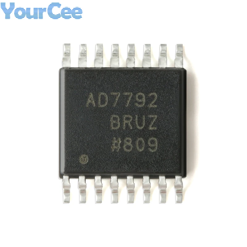 AD7792BRUZ-REEL AD7792 AD7792BRUZ TSSOP-16 16-bit Σ-Δ Analog-to-digital Converter (ADC) IC Chip