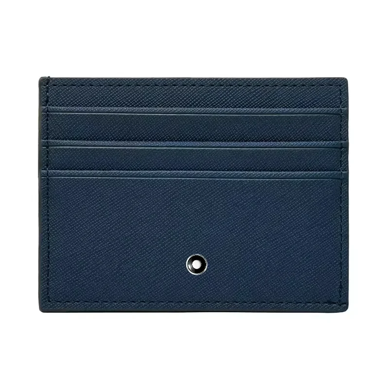 Hochwertige Business-Leder-Kartenhülle, Geldbörse mit großer Kapazität, doppelseitig, mit mehreren Fächern für Bank- und Kreditkarten, Geschenkkarten, Ausweishülle – Detail 14