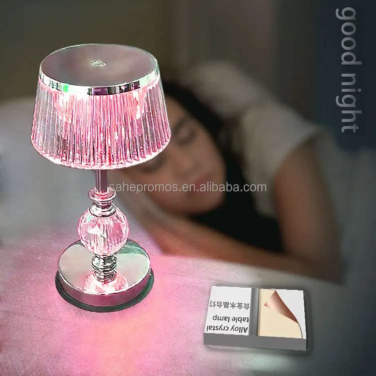 Metal acrylic bedroom atmosphere lamp Nordic LED Iron Fashion Desk Lamp Touch Dimming Eye Protection Mushroom Table Bar light