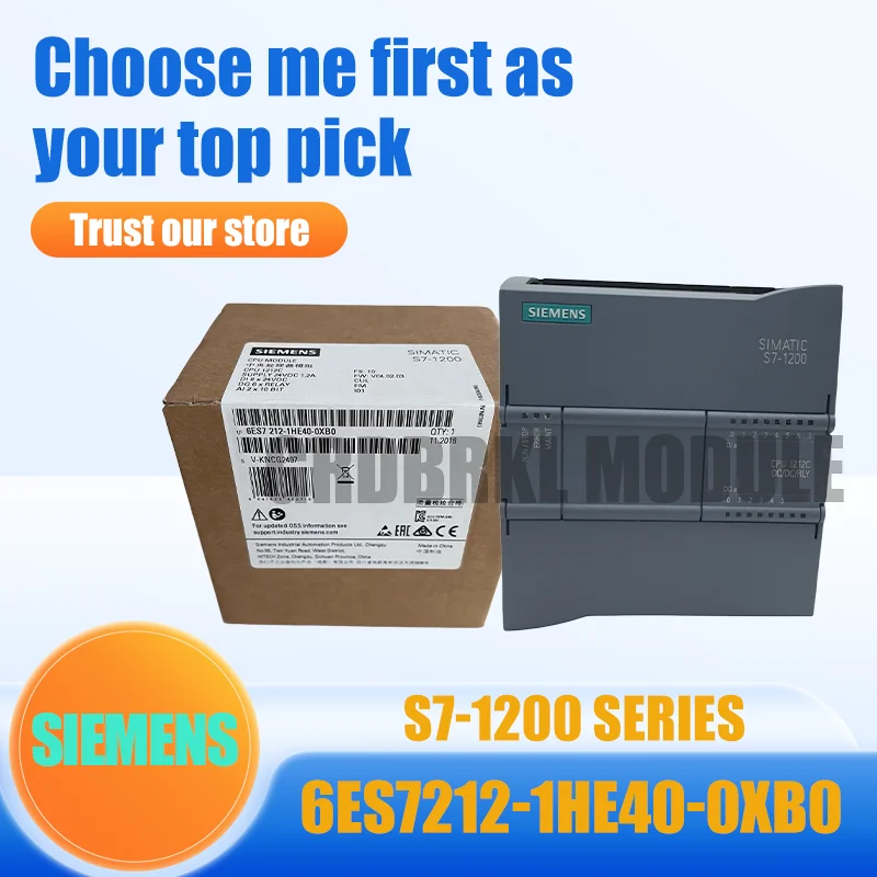 

Новый Оригинальный Модуль ПЛК-контроллера SIEMENS S7-1200 6ES7212-1HE40-0XB0 6ES7 212-1HE40-0XB0 DC/DC/реле