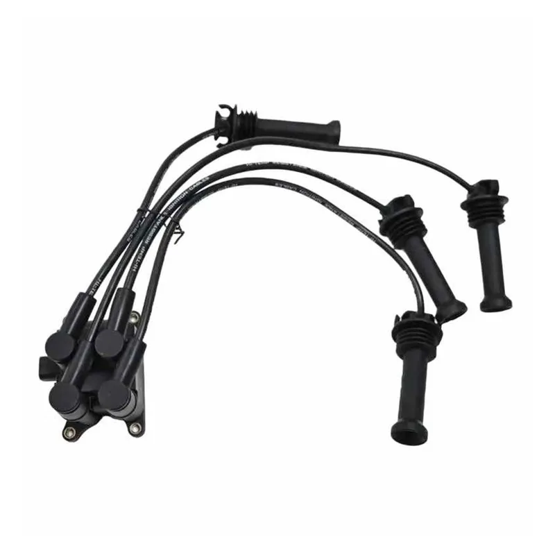 YS6F12280B1A 1682155 Spark Plug Ignition Wire Cable Set for Ford Focus Fiesta MK1 MK2 MK3 C-Max Fusion EcoSport 1.4L 1.6L 4PCS
