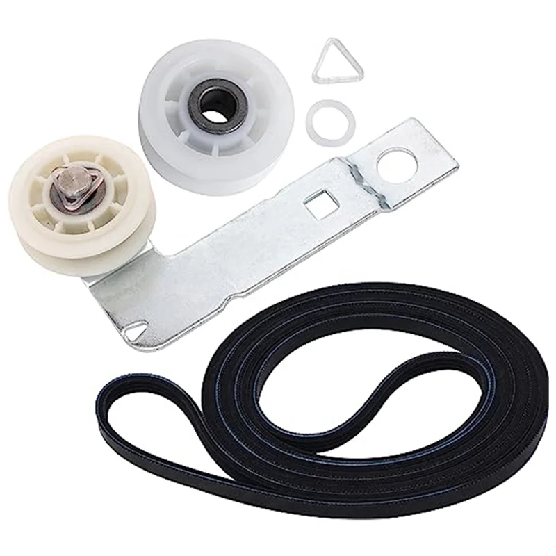 661570 & 279640 & W10837240 Dryer Belt and Pulley Kit Replacement Parts, Dryer Wear Part Replacement, Fits Most Dryers