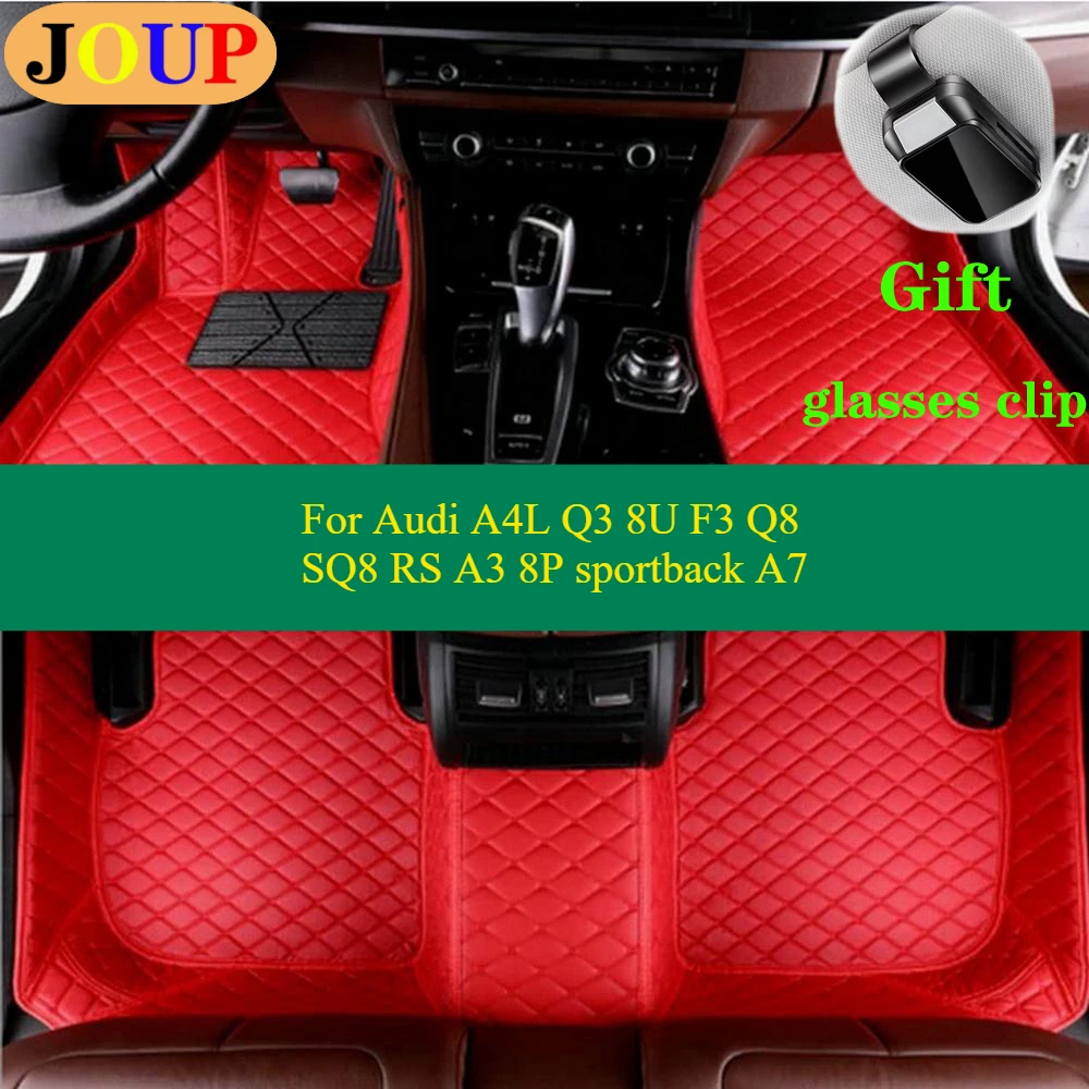 

For Audi A4L Q3 8U F3 Q8 SQ8 RS A3 8P sportback A7 Custom Car Floor Mats Accessories Carpets Covers Left /Right Hand Drive
