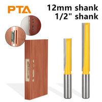 12mm 12.7mm Long Blade Cleaning Bottom Bit Carbide Cutters Router Bit Woodworking Milling Cutter For Wood Bit Face Mill End Mill