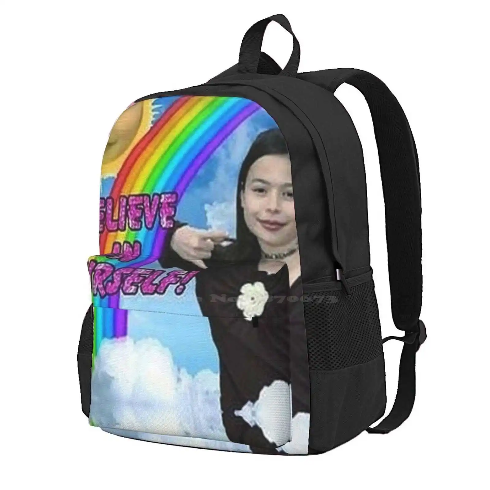 

Believe In Uself! Hot Sale Schoolbag Backpack Fashion Bags Lord Farquaad Farquad Father Daddy Papa Memes Vines Love Pretty Cute
