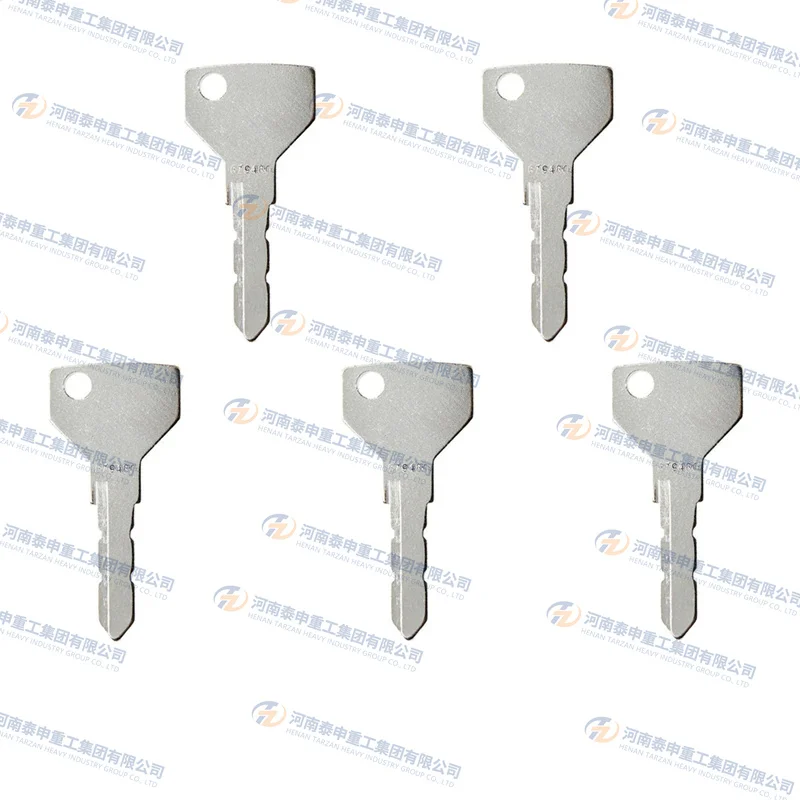 5 PCS JD Key For John Deere Multiquip Indak Equipment Ignition Start Starter AT195302 DAR51481 AR51481 DAT195302