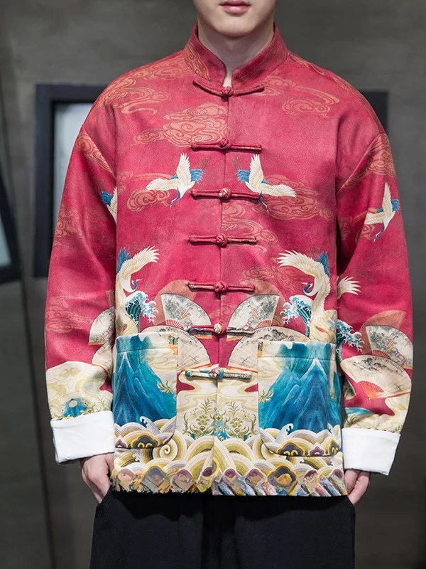 

Китайский Sle молодежный повседневный осенне-зимний джет из змеиной кожи бархатный топ на пуговицах Hanfu модная верхняя одежда Nationali пальто