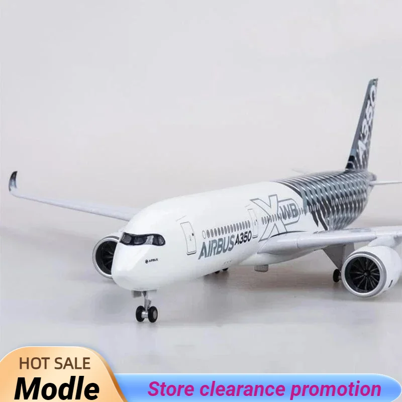 

Scale Airplane Airbus A350 Prototype 47CM 1/142 XWB Airline Plane Model W Light Wheel Diecast Plastic Resin Plane For Collection