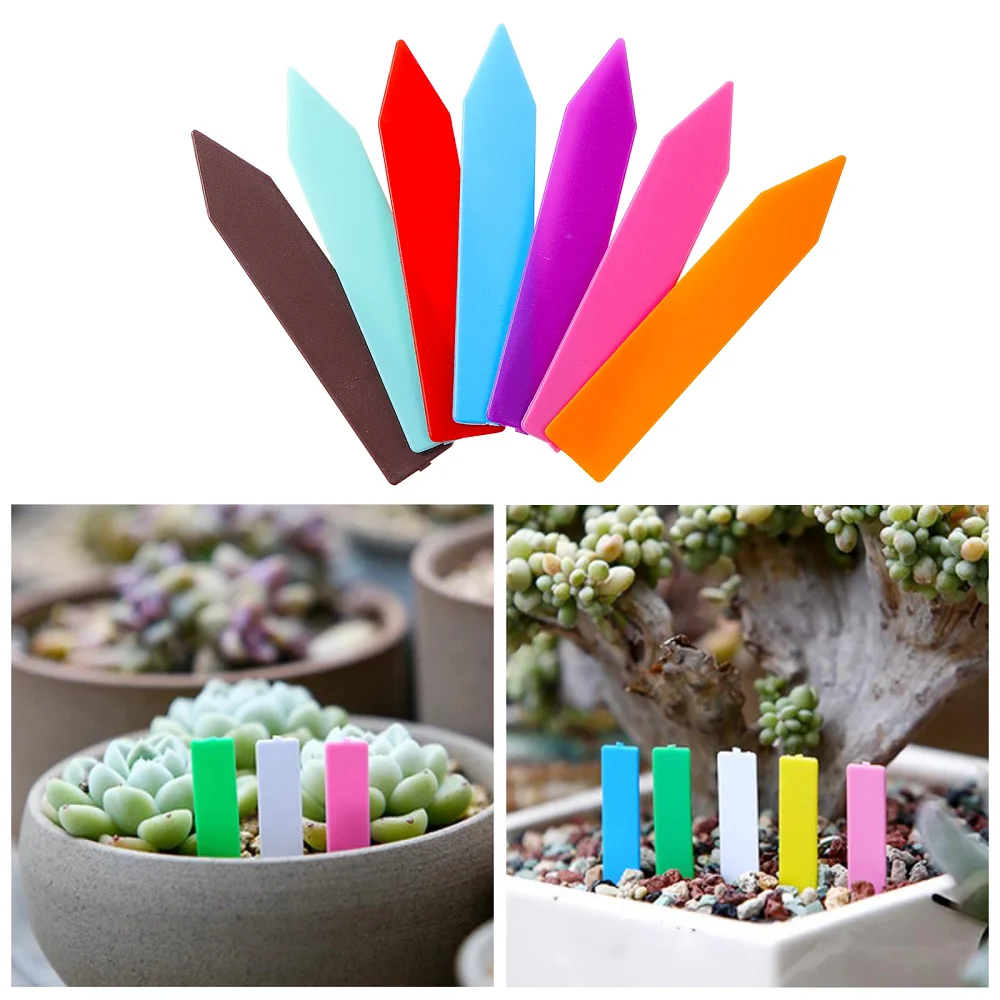 

120pcs Waterproof Plant Pot Labels Plastic Seedling Nursery Tree Tag Marker Garden Label Plant Tags and Labels