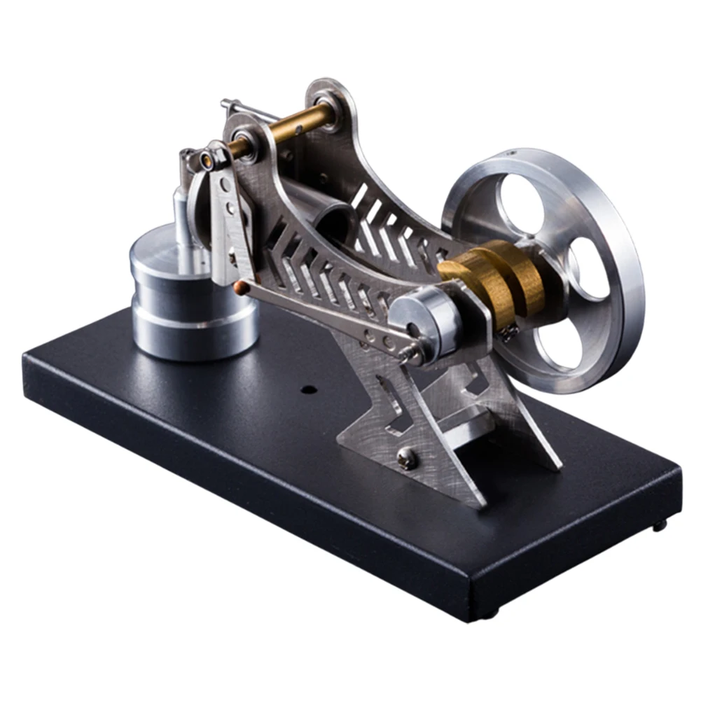 Desk Display DIY Kit DIY Steam Engine Kit External Combustion Aluminum Material External Combustion Illustrative Tool