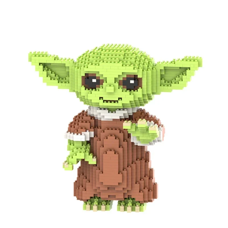 

Anime Star Wars Baby Yoda Building Blocks Master Yoda Mini Bricks Figure Assembly Educational Toys Kid Birthday Gift