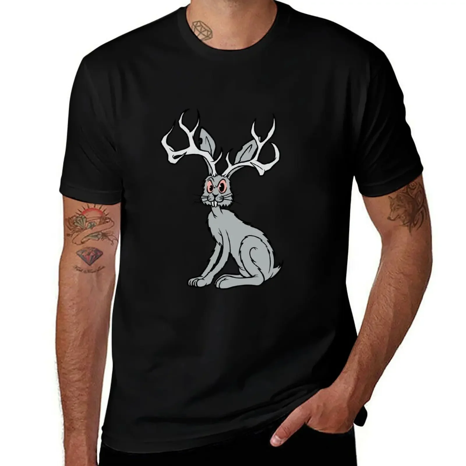 

Jackalope - Silverscreen T-Shirt oversized t shirt animal prinfor boys new edition plain black t shirts men
