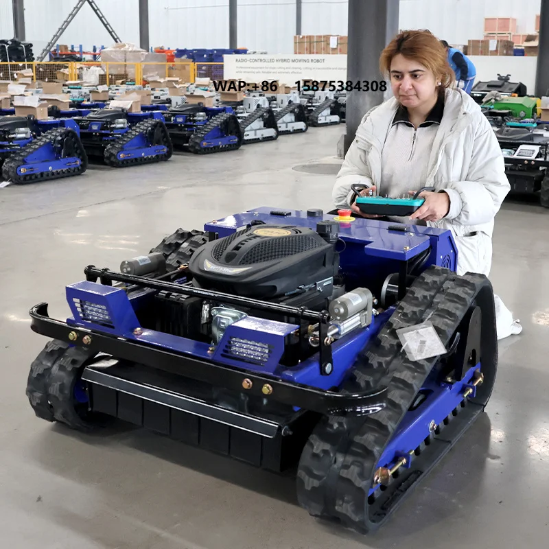Factory Direct Sales 550mm Self Propelled Smart Grass Crawler zero Turn Remote Control Lawn Mowers