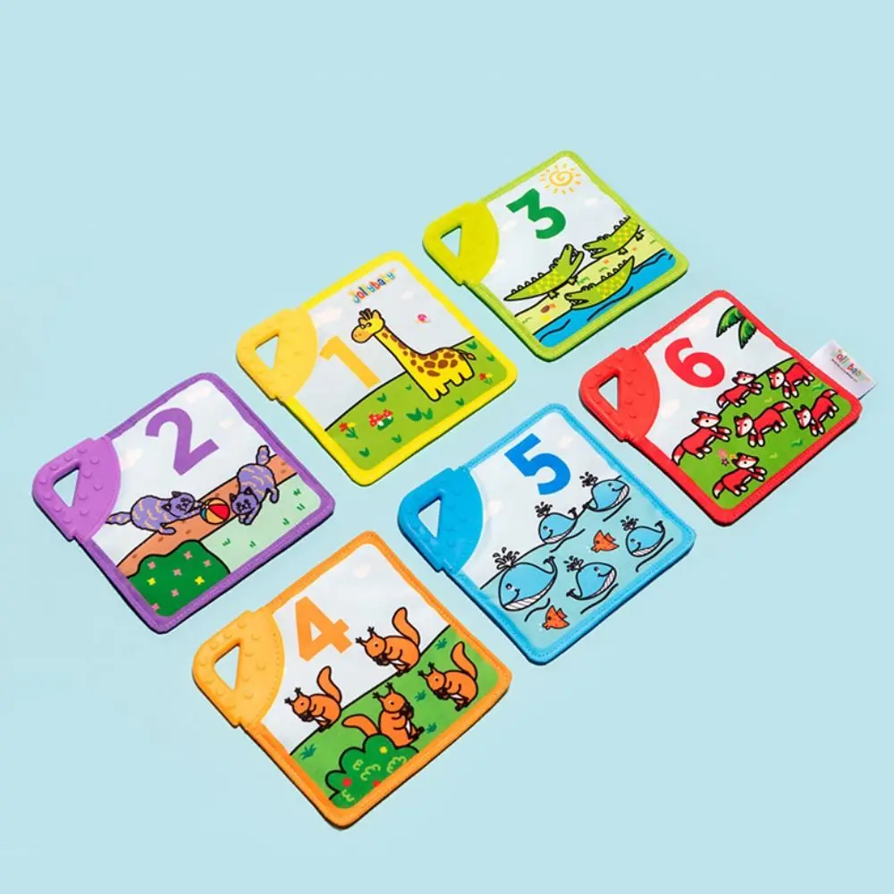 Cloth Baby Soft Cloth Book Tearproof Educational 3D Baby Cloth Book Sensory Animal Cognitive Kids Crinkle Book Kids Infants
