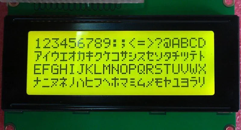 5 فولت لوحة ال سي دي 2004 20X4 عرض شاشة زرقاء صفراء LCD2004 + I2C مجلس الإنجليزية الروسية السيريلية الخط للطابعة ثلاثية الأبعاد IIC I2C Adpater