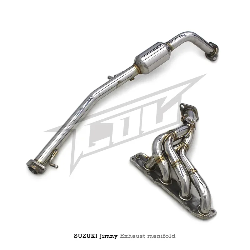 The first section of plantain Performance manifold header For Jimny 1.3L 2007-2021 Car Exhaust System Stainless S