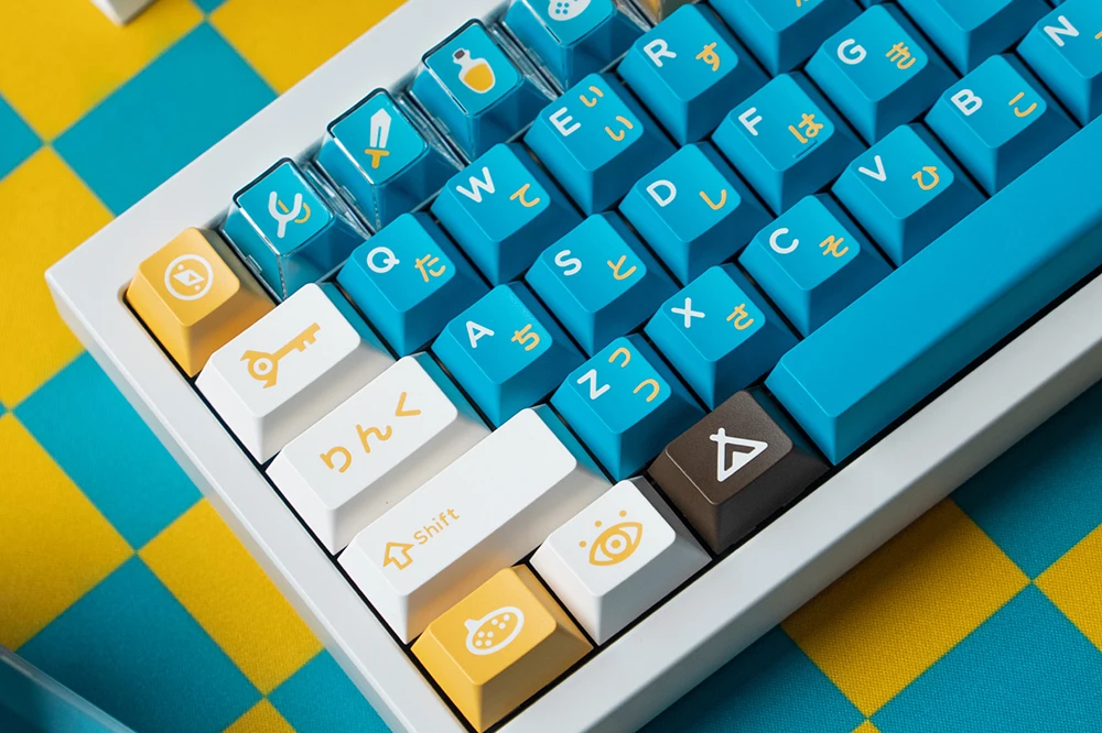 Imagem -03 - Abs Doubleshot Keycap para mx Stem Keyboard Glove x Domikey Cherry Adventurer r2 Poker 87 104 Gh60 Crush80 Bm60 Bm65 Evo80 Link