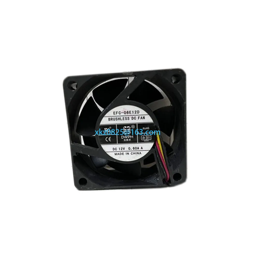 

New Original EFC-06E12D 6025 DC12V 0.60A 6CM Power Chassis Fan