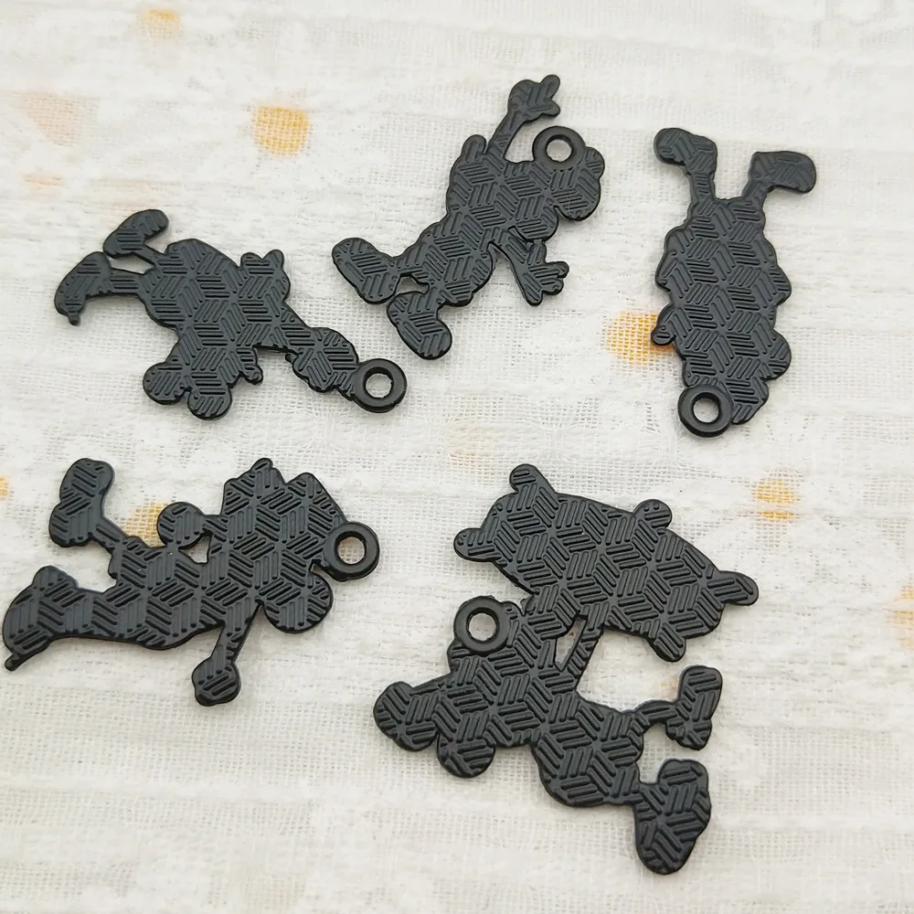 10pcs classical Mickey mouse Earrings Pendant metal charm Necklace Keychain DIY Handmade material