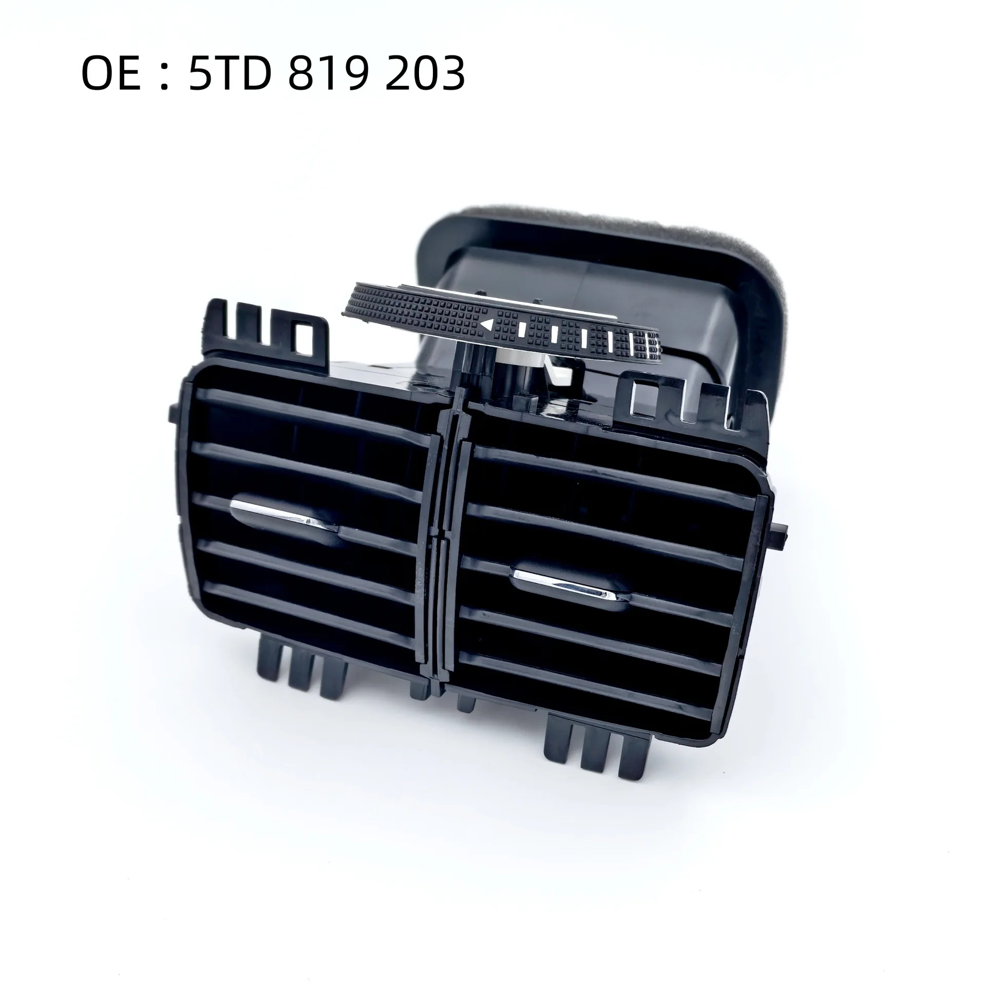 5TD819203 Rear Armrest Box AC Vent Grille Outlet Air-Conditioning Vents for VW Touran L 2016-2021 Interior Accessories