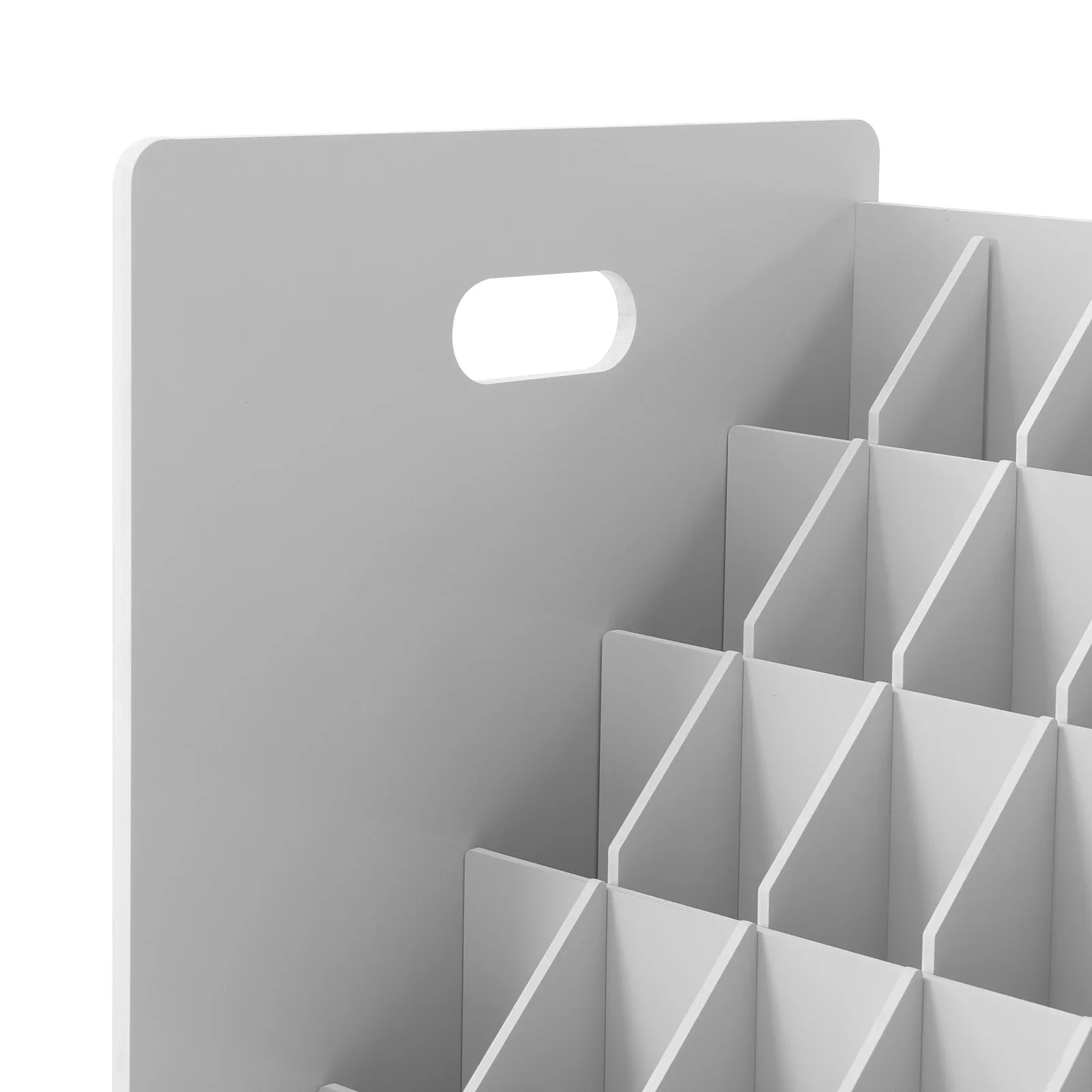 رف تخزين مكون من 50 فتحة للرسم/المستندات مع عجلات لتخزين اللوازم المكتبية والمجلدات والأدوات الشخصية