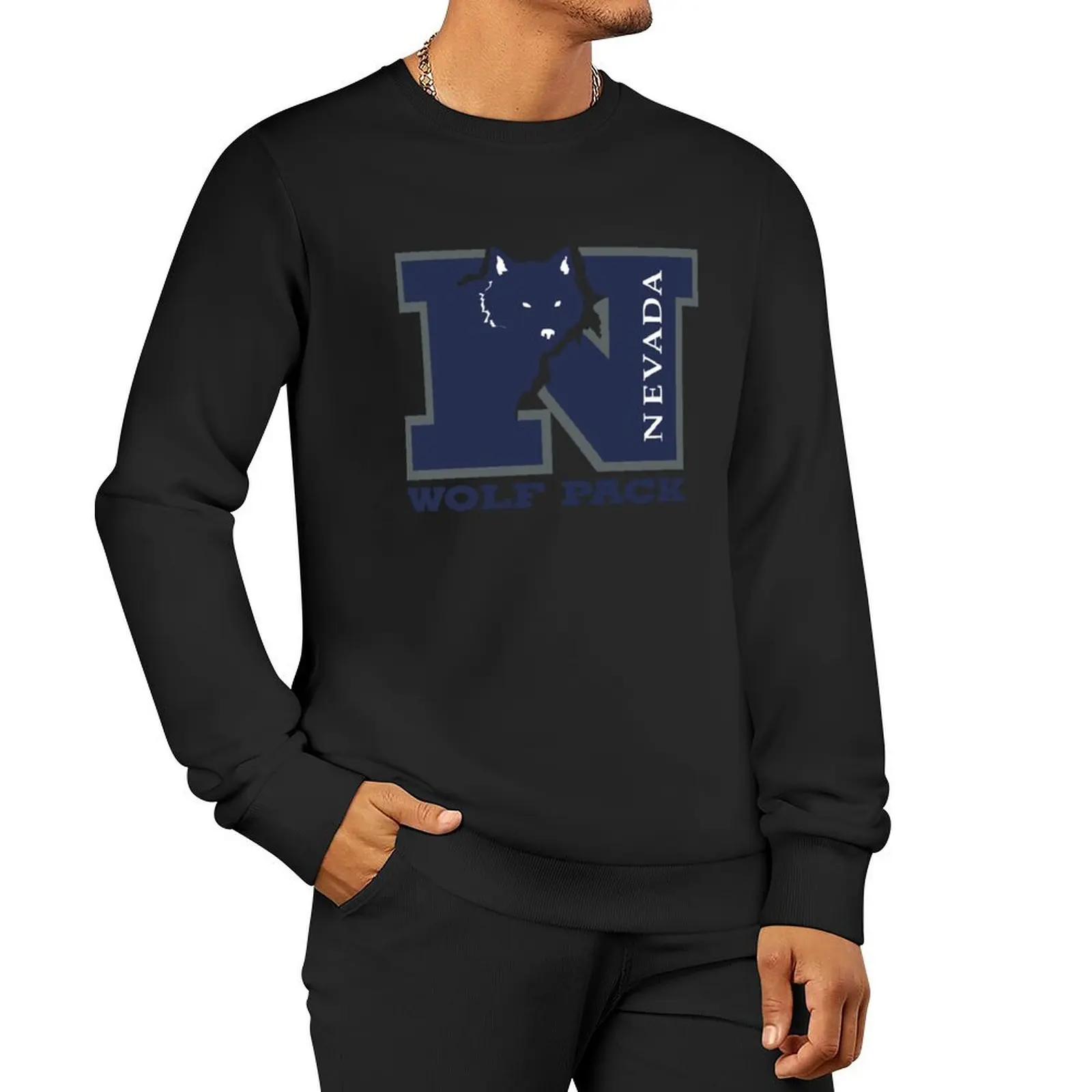 

the reno packs of wolf university Pullover Hoodie aesthetic clothing winter man sweatshirt