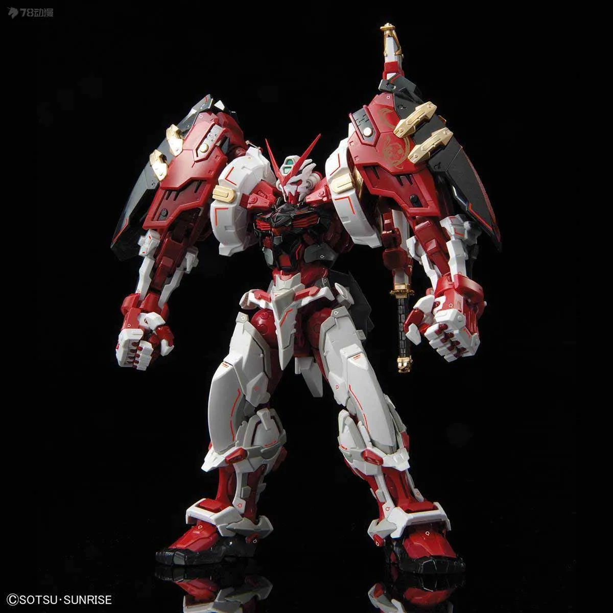 Bandai Genuine Model Kit Hi-Resolution GUNDAM ASTRAY RED FRAME POWERED RED Anime Action Figures Assembly Model Collection Toy