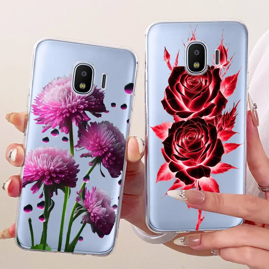 Per Samsung Galaxy J2 Core Custodia SM-J260F Moda Farfalla Morbida Sottile Copertura In Silicone Per Samsung J2 Pro 2018 Grand Prime Pro Capa